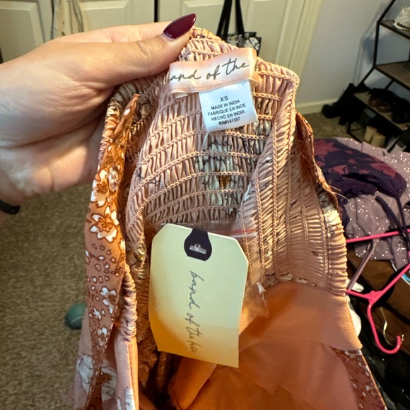 floral tiered maxi dress sz xs nwt - Picture 5 of 5